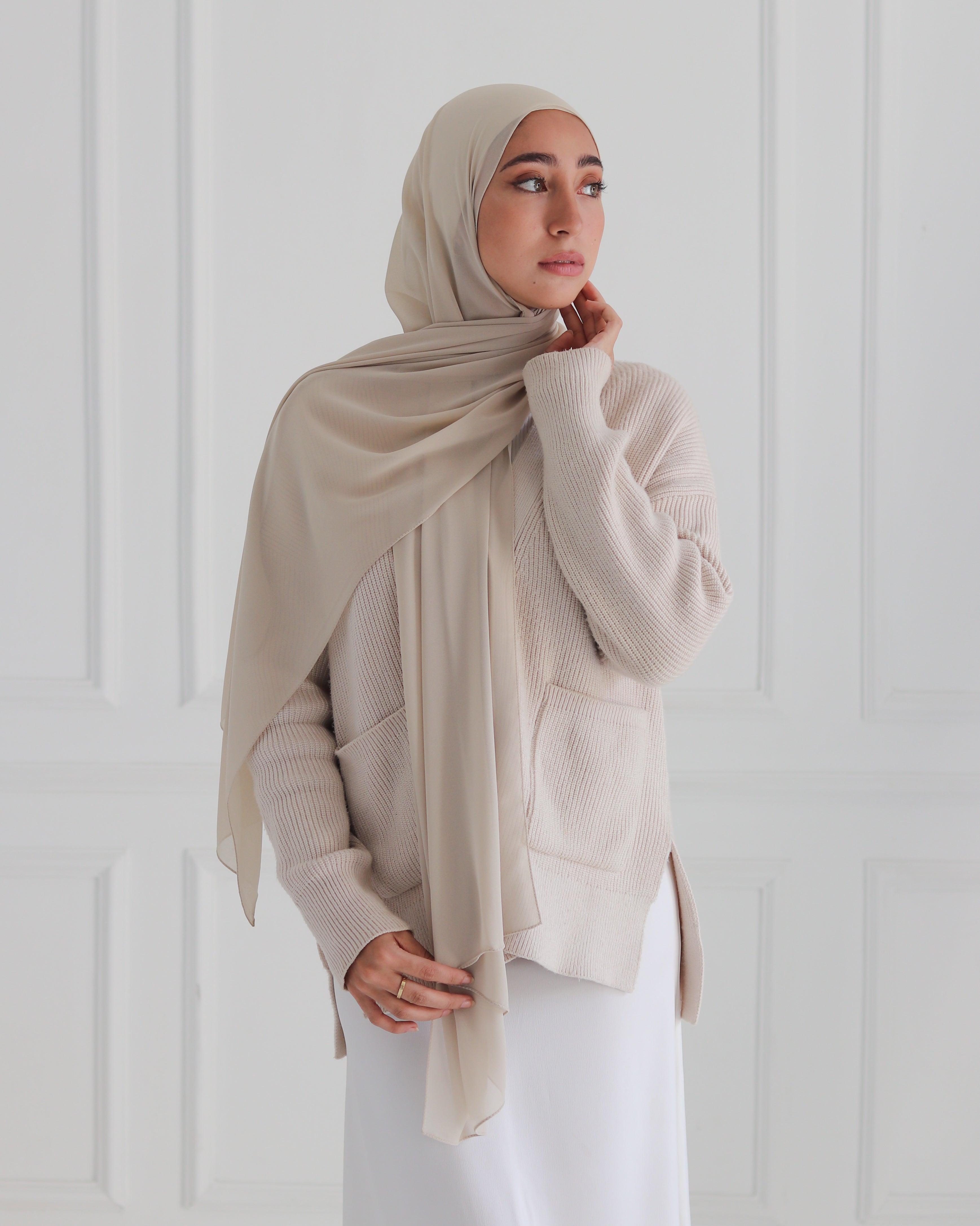 Plain beige