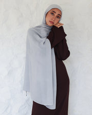 Cool Gray Egyptian Cotton Modal Scarf
