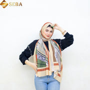 Desert Harmony Chiffonscarf med tryck