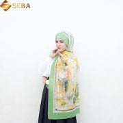 Cashmere Cuddle Chiffon Scarf med tryck